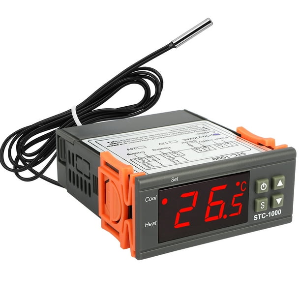 Thermostat Sensor 250VAC Temperature Control for Temperature Monitoring Thermostat 110-220V Practical 10A Thermostat Sensor 250VAC Temperature Control for Temperature Monitoring Thermostat 110-220V Practical 10A